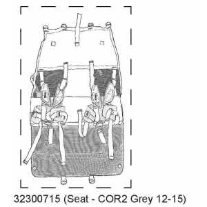 Sedadlo Grey Corsaire 2 32300715