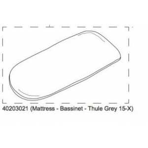 Mattress-Bassi-Thule Grey 15-x Thule 40203021
