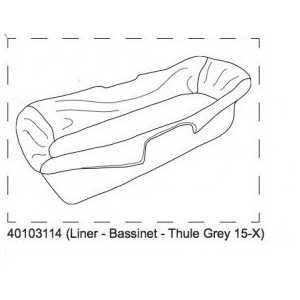 Liner-Bassinet-Thule Grey 15- Thule 40103114