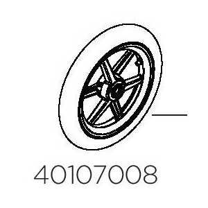 Thule Wheel Assembly 12 "Front 40107008