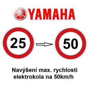 Služba navýšenia rýchlosti elektrobicykla 50km/h YAMAHA - Chip tuning