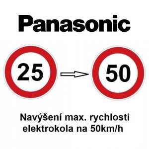 Služba navýšenia rýchlosti elektrobicykla 50km/h PANASONIC - Chip tuning